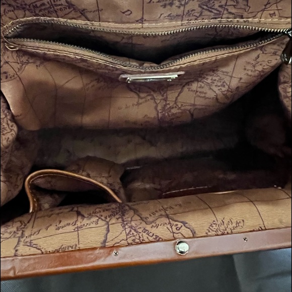 Patricia Nash Tapestry Satchel Handbag - Picture 4 of 5